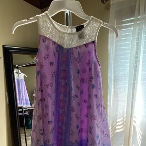 Pink & Violet Dress